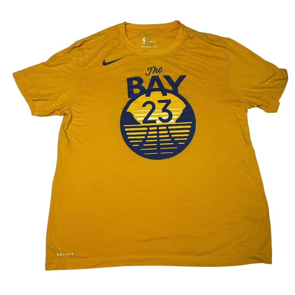 Nike Men's Yellow 'The Bay' Draymond Green Graphic Tee Size Medium